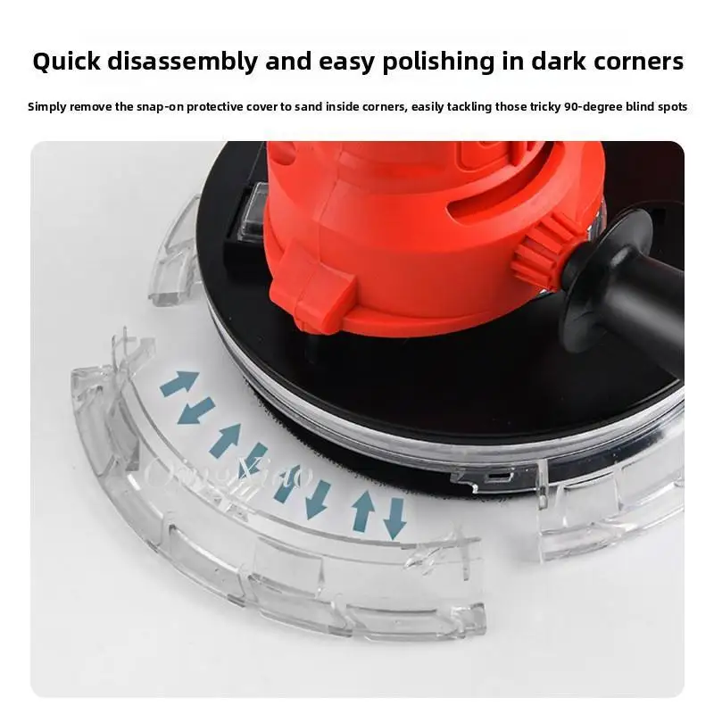 Handheld Wall Sander Self Dust Absorb Sanding Tool Multi Function For Putty Wall Polishing Construction Decoration Equipment view 4