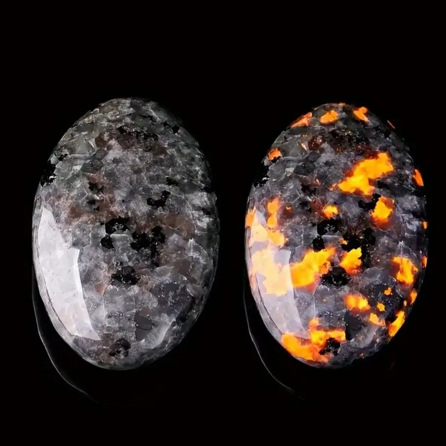 

Hot Selling Nayural Yooperlite Tumbled Stones Rock Pocket Flame Stone Healing Crystal Quartz Yooperlite Tumbles for Meditation