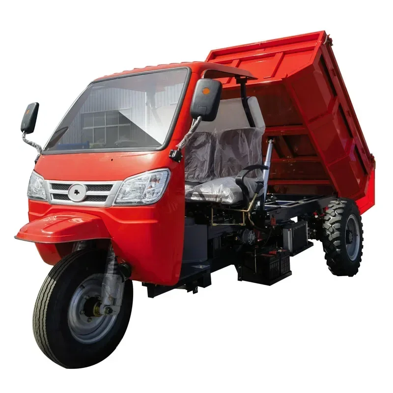 Bob-Lift Dump Truck Tricycle 2 Ton Motorized Tricycles Custom Cargo Motorized Tricycle