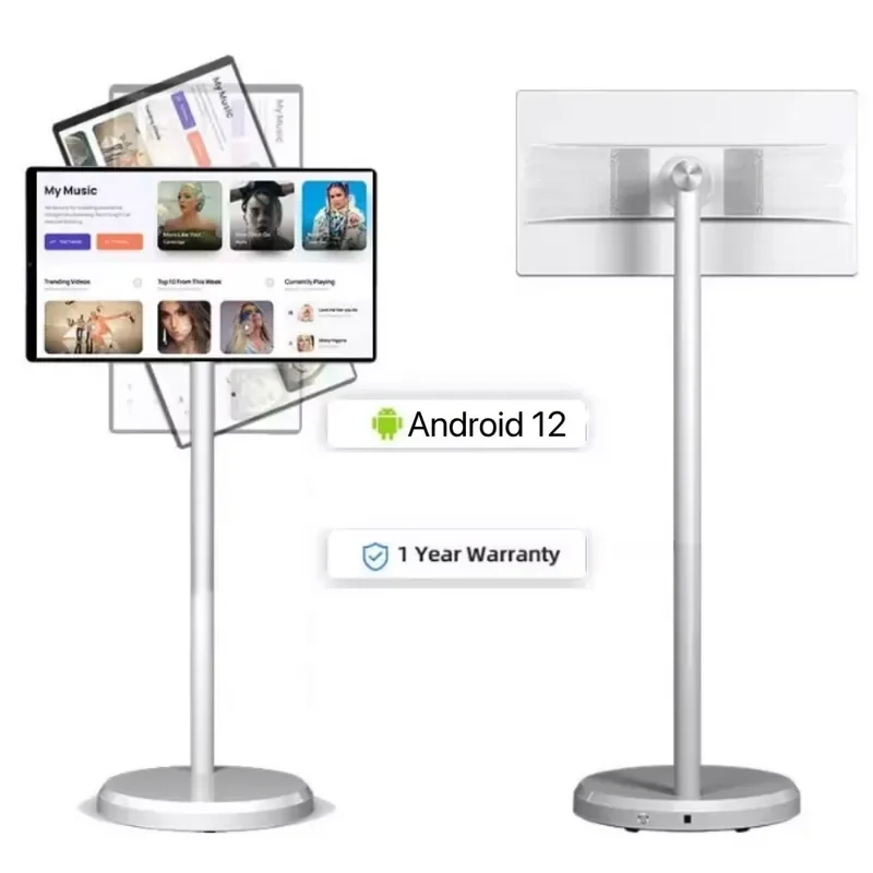24 Inch Por Smart TV Wireless 1080P Android Touch Screen Vertical Rotating Mobile Television for Home