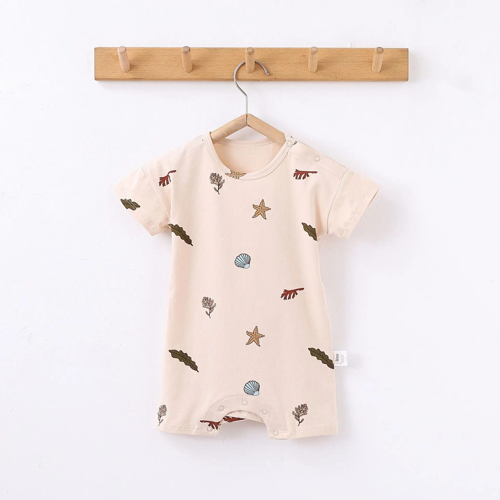 0-24M Newborn Kid Baby Boys Girls Clothes Print Cotton Romper Cute Sweet One Piece Jumpsuit Summer New born Outfit