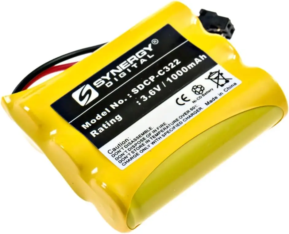 Cordless Phone Battery, Compatible with  BP-T18 Cordless Phone, (Ni-CD, .6V, 1000 mAh)  High Capacity Battery Iphone  battery