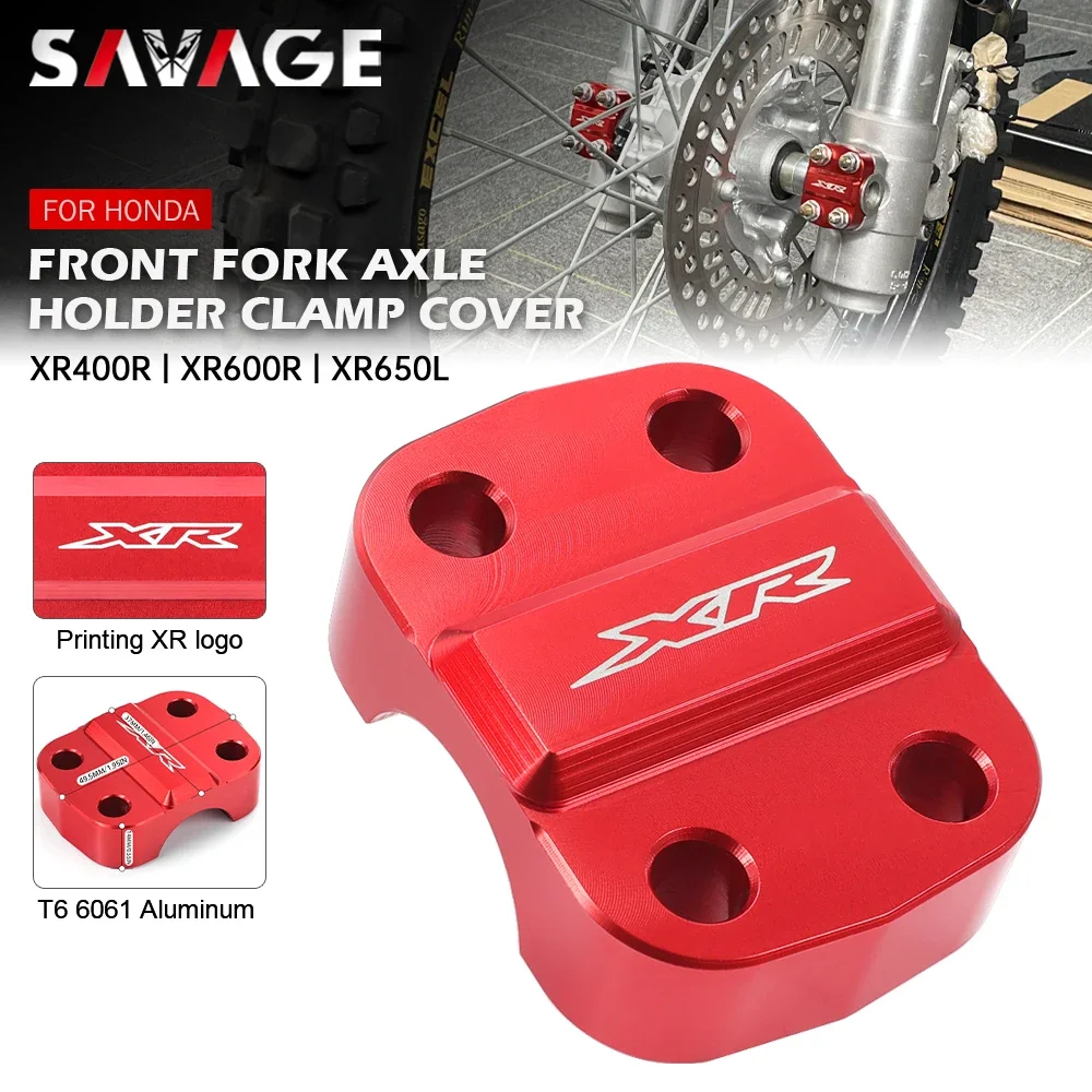 Osłona zacisku osi przedniego widelca do HONDA XR400R 1996-2004 XR650L XR 400 R 650 L Akcesoria motocyklowe Wspornik 51634-MV1-003