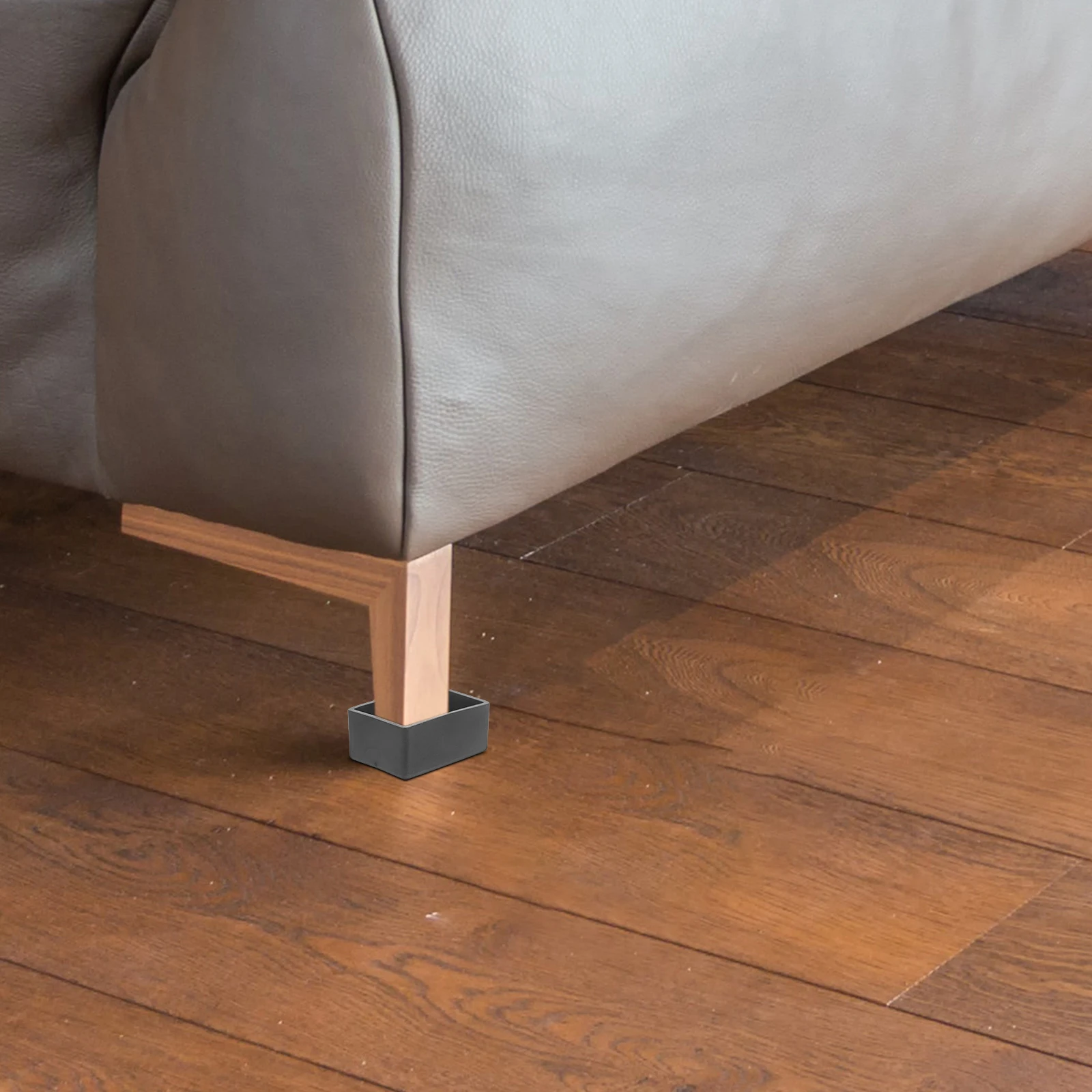 

8Pcs Furniture Table Foot Covers Rectangular Chair Leg Protectors Silent Floor Scratch Proof Chair Feet Caps for Office Home