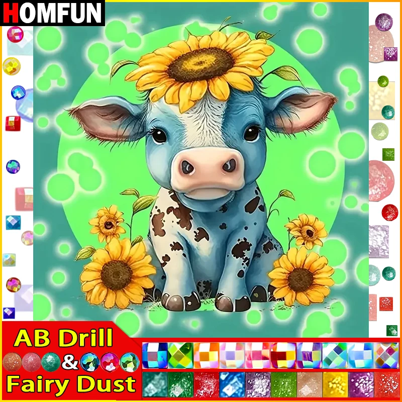 HOMFUN Fairy Dust AB DIY 5D Diamond Painting 