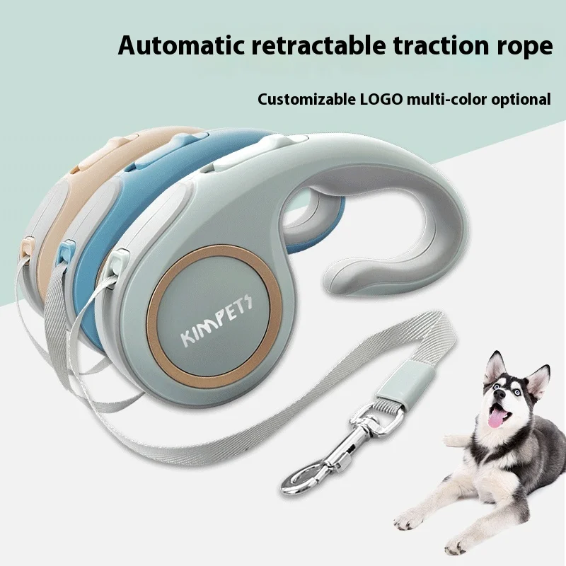 

Pet Dog Teddy Automatic Retractable Leash Cat Dog Leash 3M/5M Outdoor Dog Leash, Explosion-Proof Impact Leash, Can Be Customized