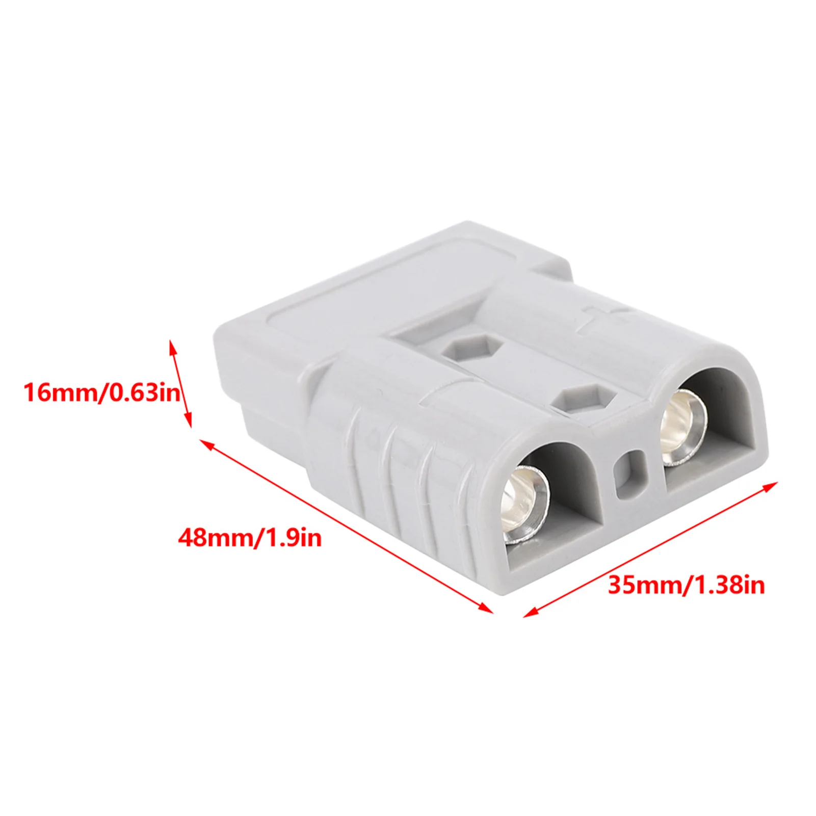 10pcs Battery Power Connector 50A 600V 16mm² 6AWG Cable Terminal Power Connector Power Source Connector