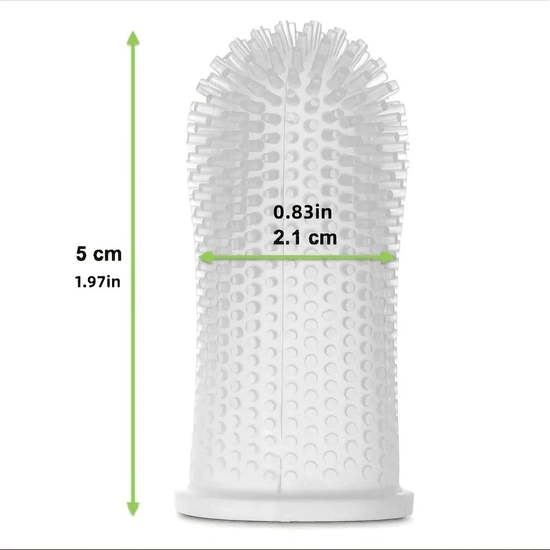 1pc Random Color Pet Silicone Tooth Brush Tool Dog Soft Finger Toothbrush Teeth Cleaning Bad Breath Care Dog Cat Oral Cleaning