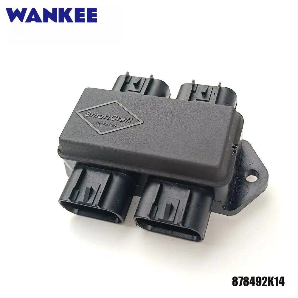OEM 878492K14 4-Port SmartCraft Junction Box Kit for Mercury Quicksilver Mercruiser 9.1L V8