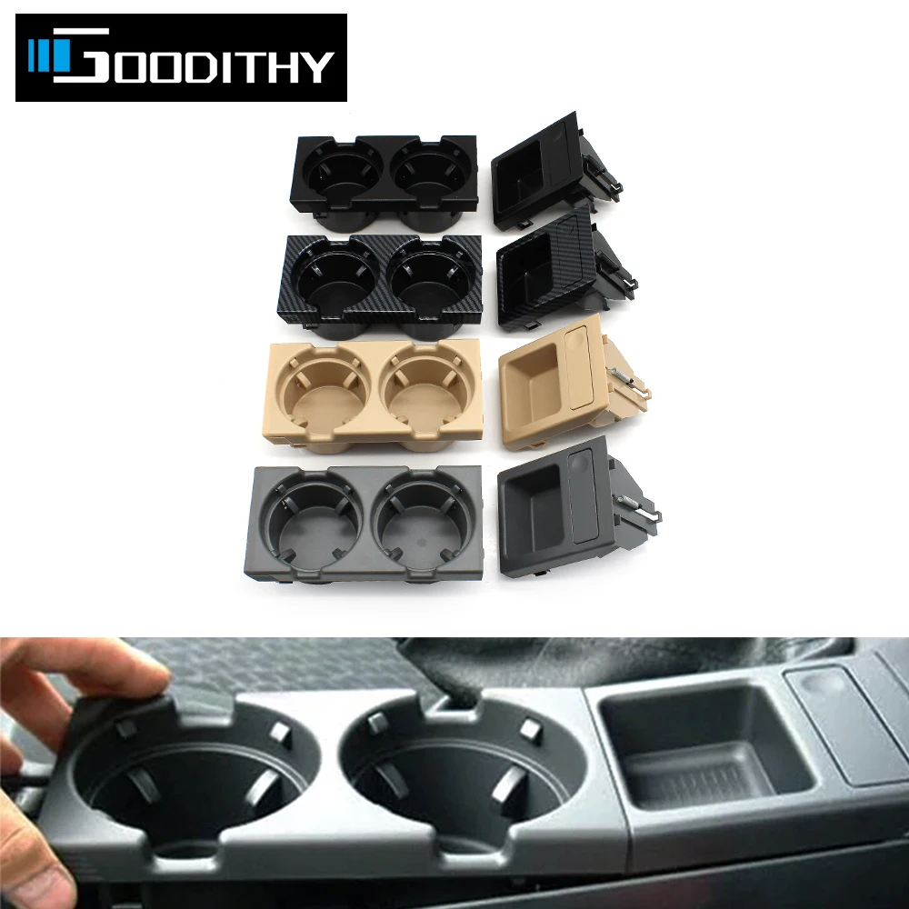 

Car Front Center Console Drink Cup Water Holder Beverage Bottle Storage Coin Tray Box For BMW 3 Series E46 1998-2006 51168217953