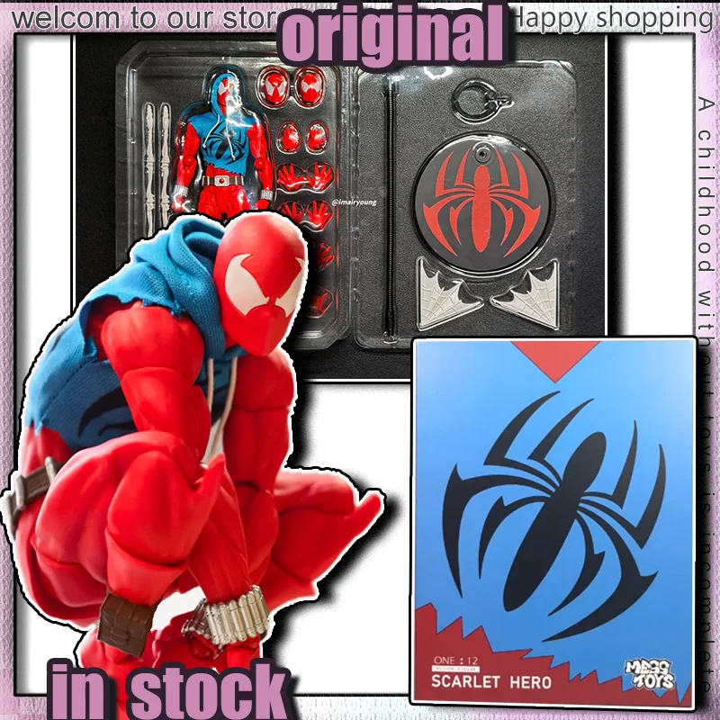 figurine-d'action-100-originale-messtoys-scarlet-spider-spiderman-scarlet-hero-costume-bleu-modele-de-collection-en-tissu-jouet-anime-cadeau