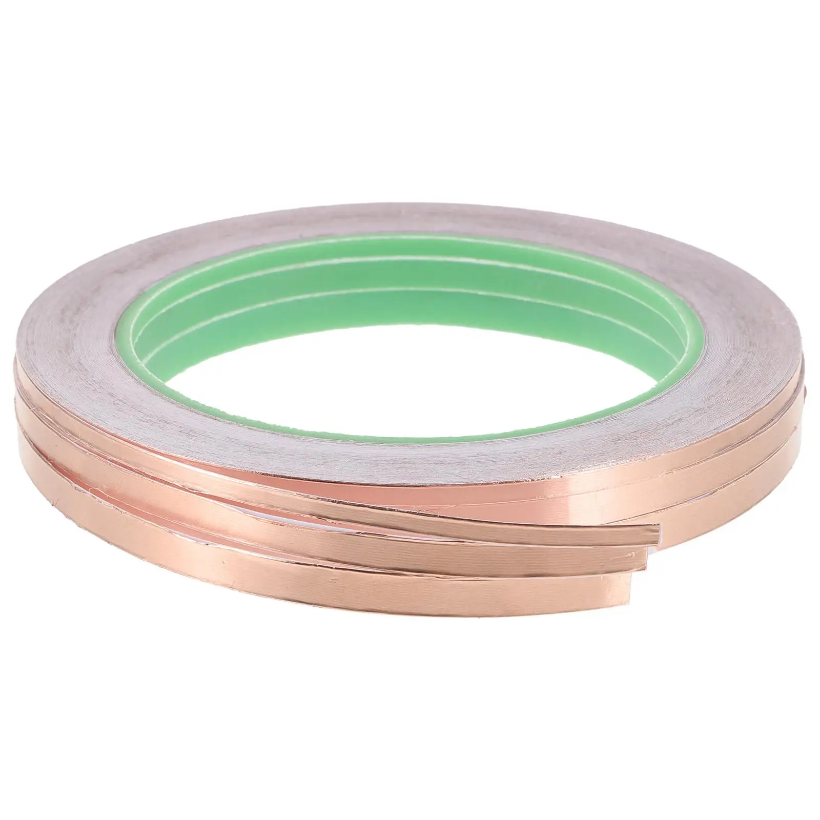 3 Rolls High Temperature Resistant Tape Copper Foil for Shielding Adhesive Duct Ultra Narrow Conductive Tapes Electrical Repair