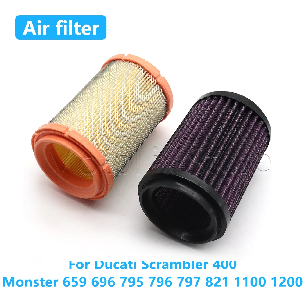 Motorcycle Air Filter For Ducati Scrambler 400 800 Monster 696 796 797 821 1100 1200 S R EVO Hypermotard Supersport 950 939