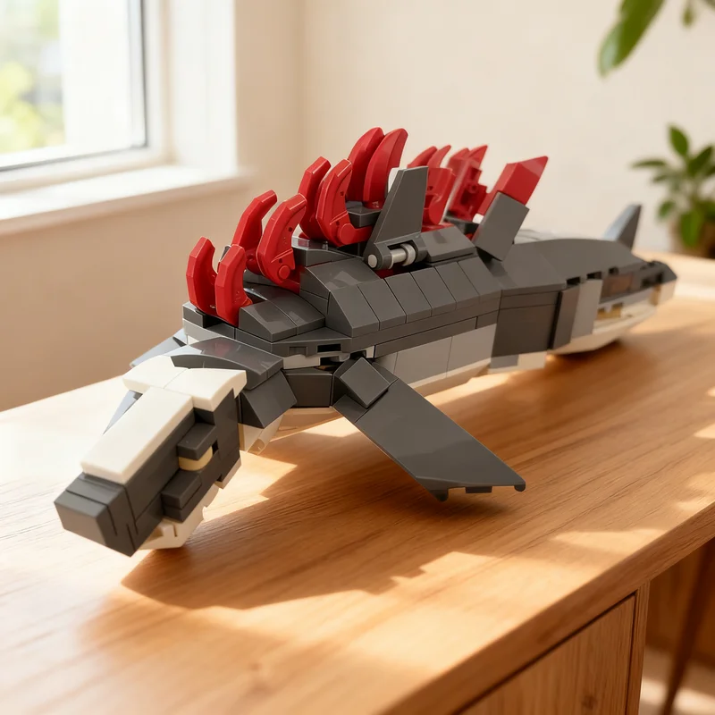 268pcs MOC Rockskin Leviathan Thalassomonstrum Petrodermis 1 140 Creator Creator 3-in-1 Model Building Blocks Christmas Gift