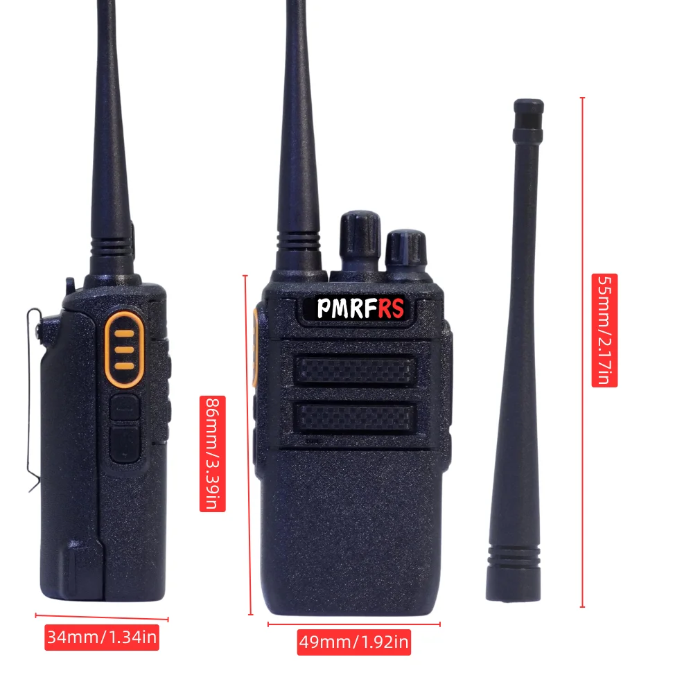 Emergency Walkie Talkie 2200mAh Portable UHF Two Way Radio StationTransceiver for Hotel Restaurant Commercial walkie-talkie