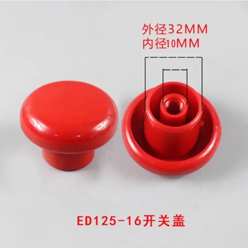 ED125-16 Electric Forklift Emergency Stop Switch Red Button Round Head 10mm Thread