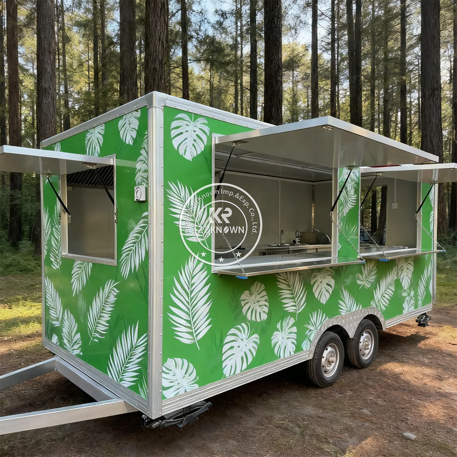 

Street Fast Food Trailer Fully Equipped Mobile Concession Ice Cream Cart Mobile Kitchen Fast Food Truck With CE Certificate