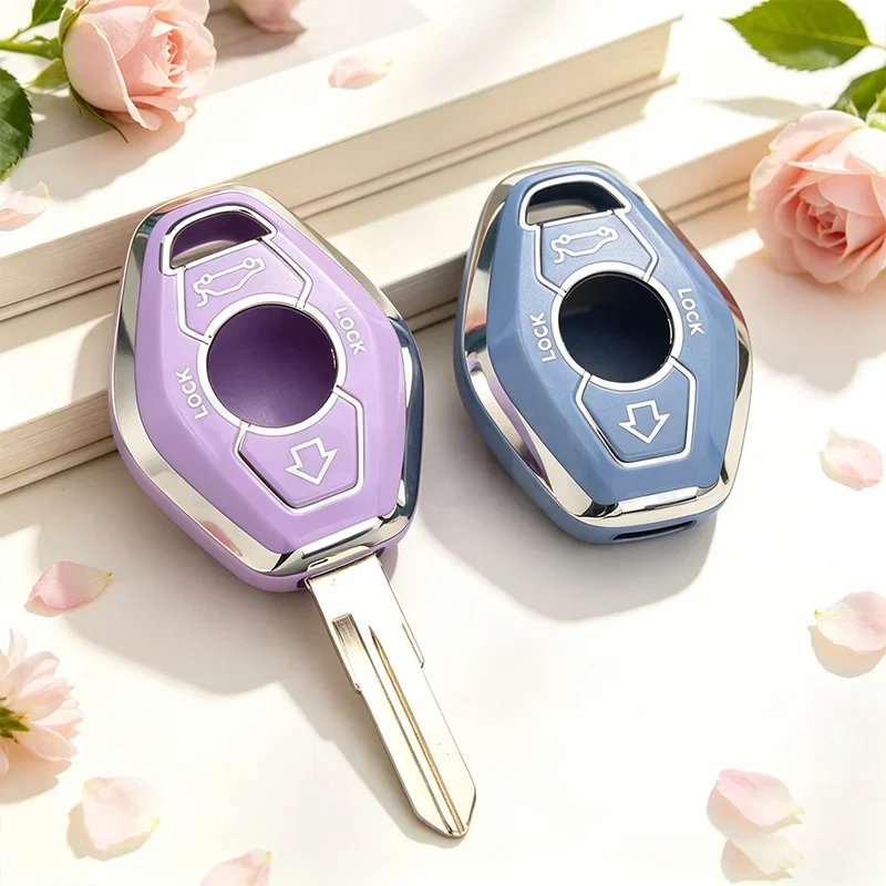 Fashion TPU Shell Fob Holder Car Key Case Cover Protector For BMW 325i X3 X5 Z3 Z4 E38 E39 E46 E83 M5 3 5 7 Series Accessories