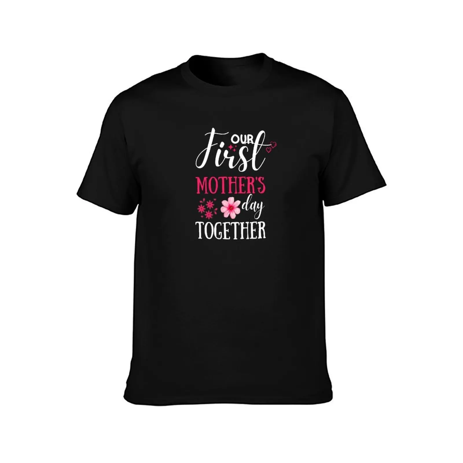 Happy First Mothers Day T-Shirt, Summer Casual Cotton Tee, Oversized Streetwear Tops, Vintage Graphic Print, Unisex Men Women