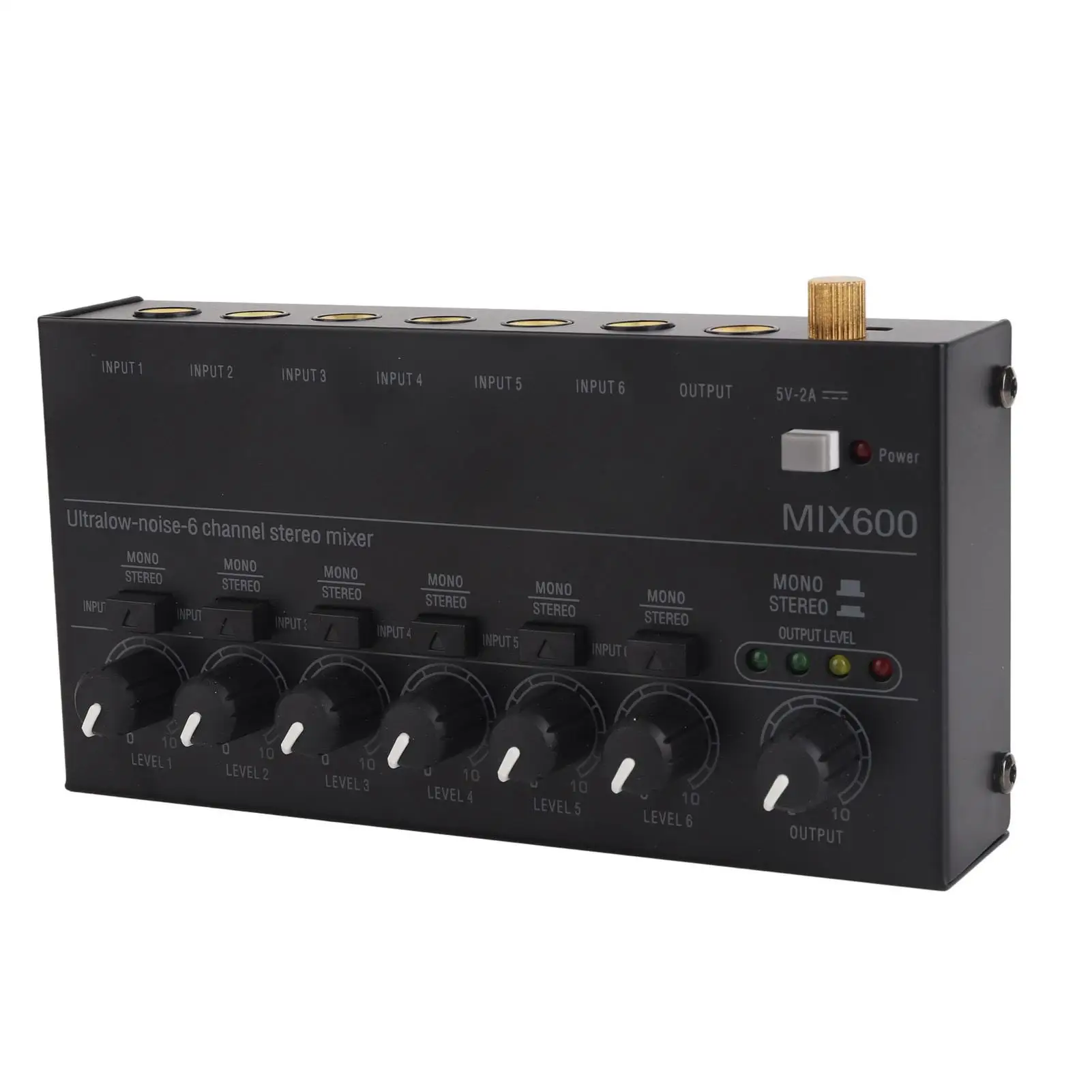 Universal Stereo Line Mixer 100-240V for Live Sound Mixing & for stage Performance