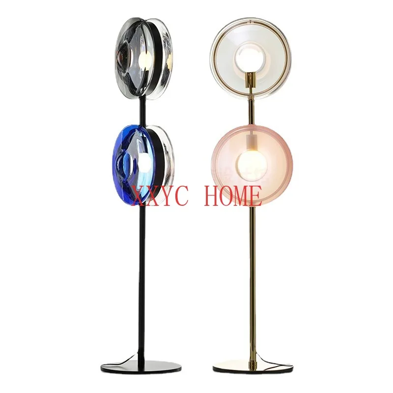 

Post-Modern Nordic Living Room Glass Floor Lamp Hotel Wall Lamp Study Bedroom Bedside Lamp