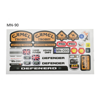 Remote Control Car Paper Sticker For 1/12 1/16 Climbing Model Toy To Mangniu Series MN90 MN90K MN91 MN91K MN45 MN45K MN99 MN99S