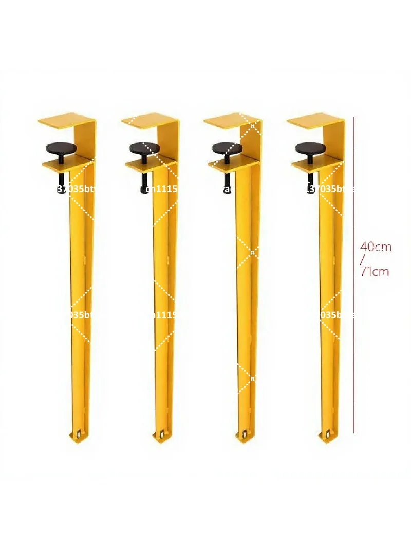 Metal Table Legs, Removable Tripod Table Base, Simple Bracket Support, No Drilling Feet for DIY Furniture