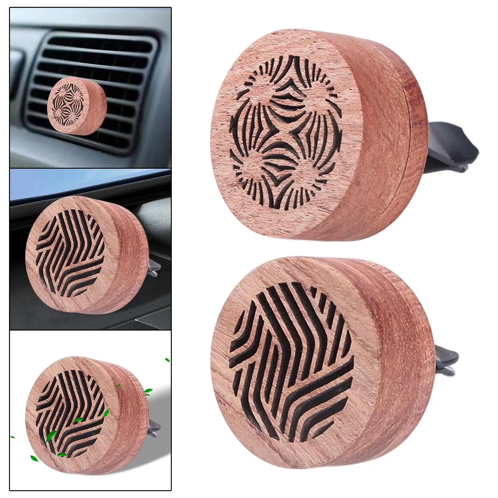 Wooden Empty Vent Clips Essential Oil Car Diffuser for Office Wardrobe Desk