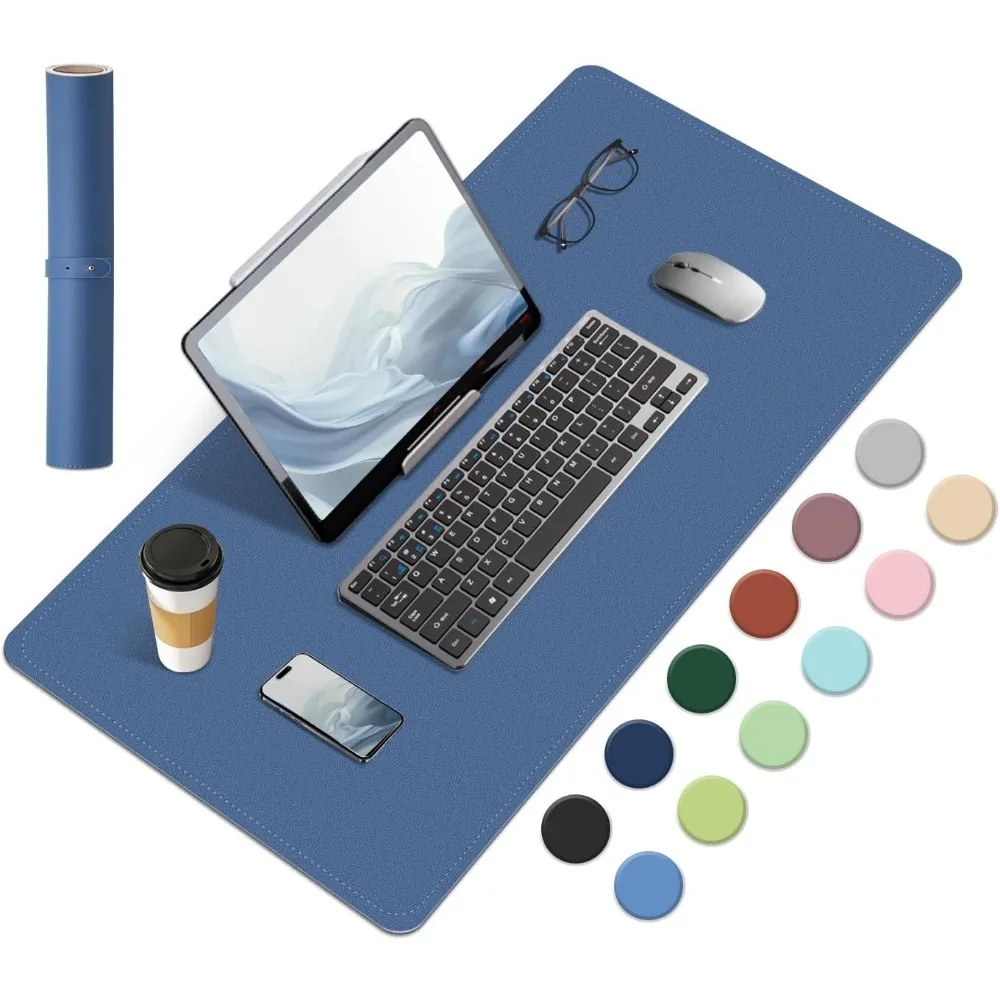 

35.4"" x 17"", Non-Slip Desk Mat Waterproof Writing Computer Mat Desk Protector for Office Home