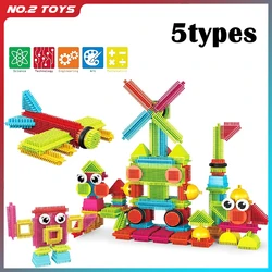 Children's Intellectual Innovation Modeling Assembly DIY Building Block Toys Interactive Parent-child Educational Games Toys