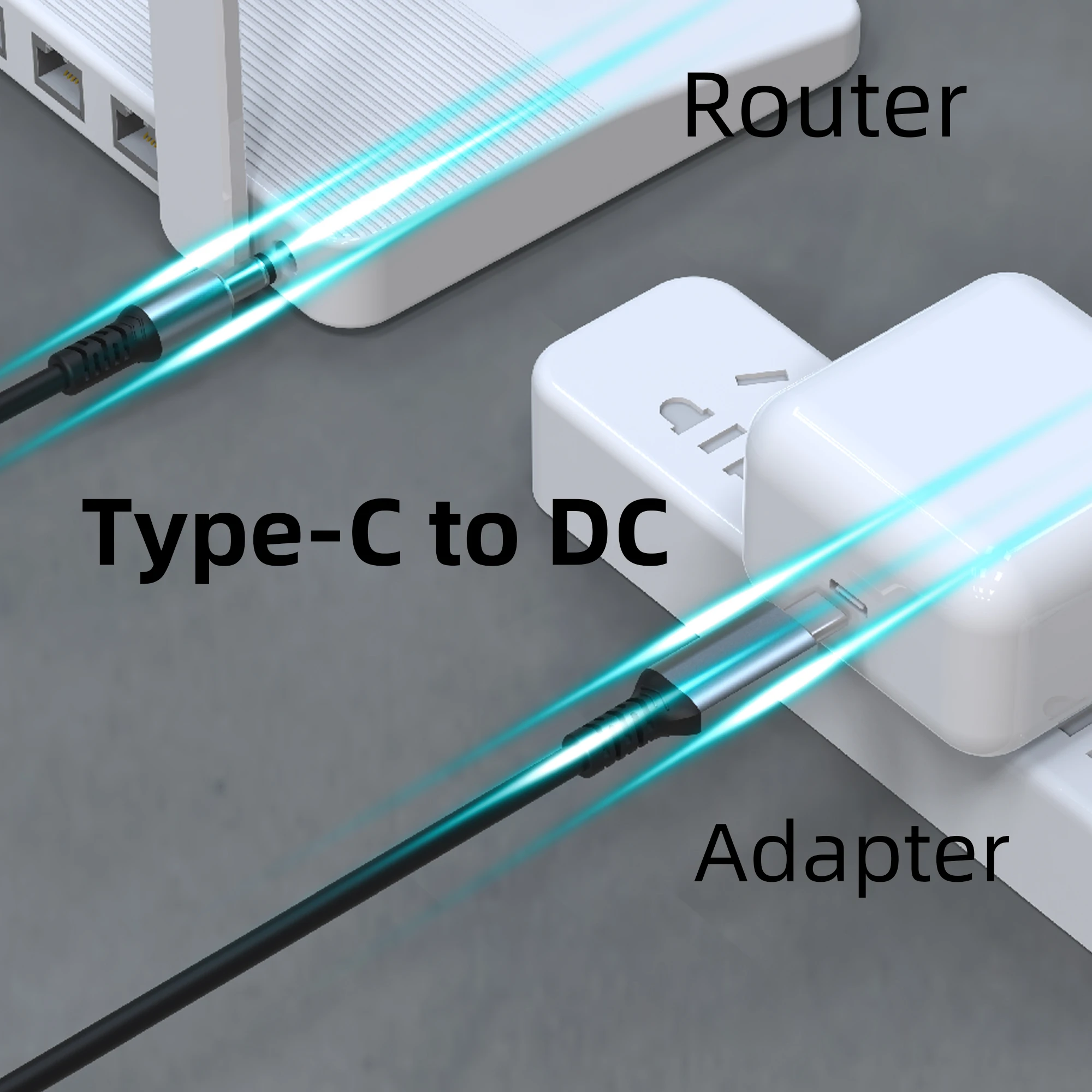 (2m) Kabel USB C do DC 5,5 mm x 2,1 mm do ładowania laptopa (5521), 20 V USB typu C z męskim wejściem do męskiego kabla DC 5521 mm do 100 W