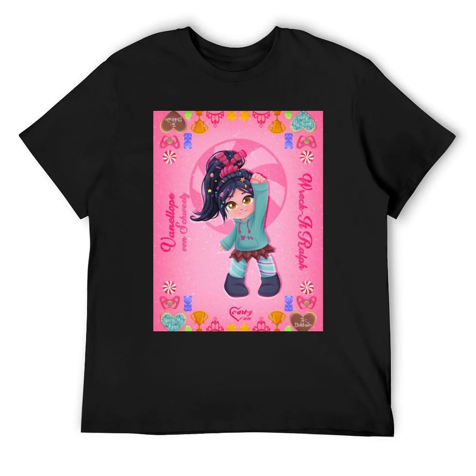 

Vanellope von Schweetz T-Shirt vintage t shirts quick-drying boys animal print customs design your own mens graphic t-shirts