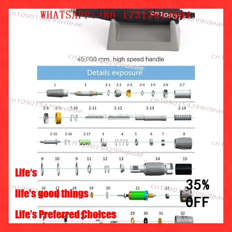 

Jewelry Polishing Machine Tools Marathon Micromotor C 3 with 45000rpm SDE SH37LN Handpiece