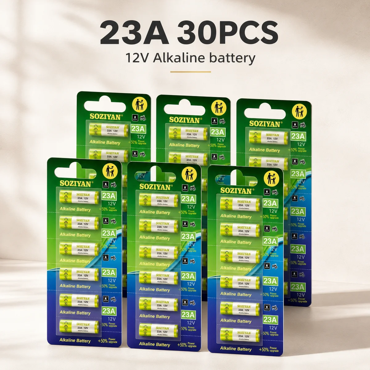 Replacement Alkaline Battery 12V A23 E23A K23A L1028 5-60PCS Long Lasting for Remote Doorbell Toys Flashlight