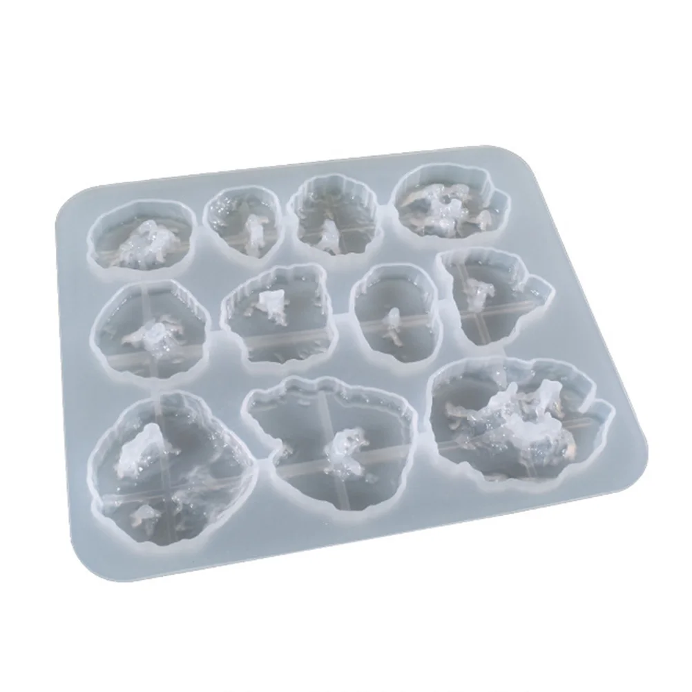 

Crystal Drop Glue Mold Silicone Diy Ornament Pendant Making Tool Non-Stick Crafts Epoxy Resin Mold Durable Crystal Stone