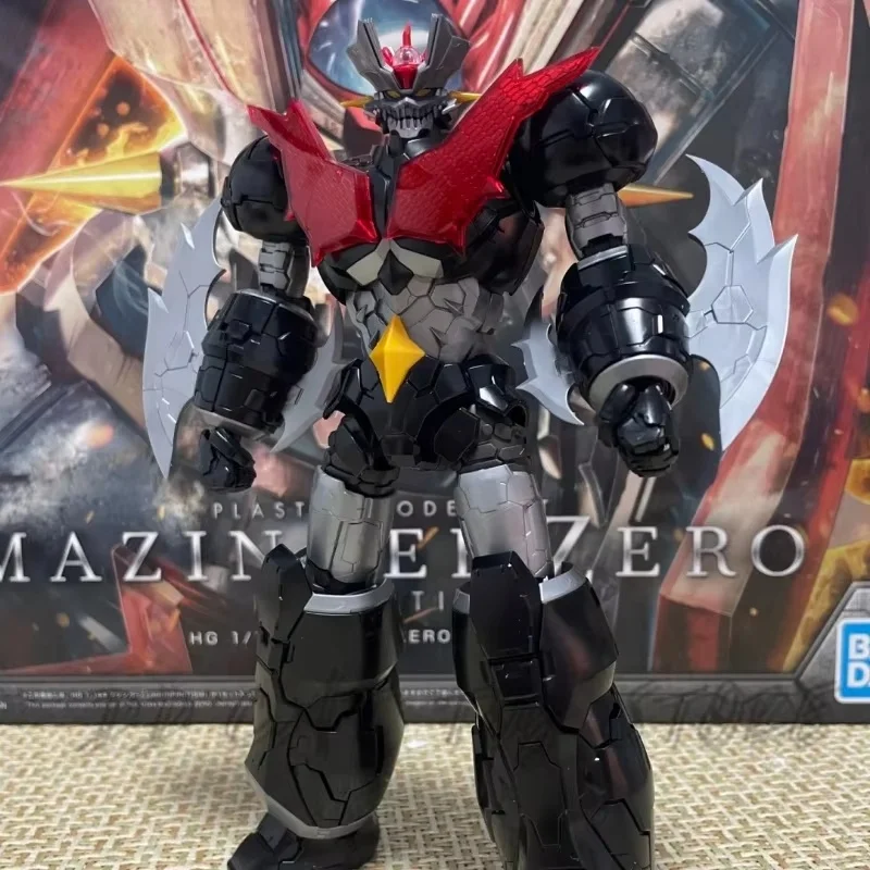 Bandai hg 1/144 figuras de anime grande mazinger infinito mazinger z granizer mazinkaiser infinito modelo de montagem brinquedo presentes