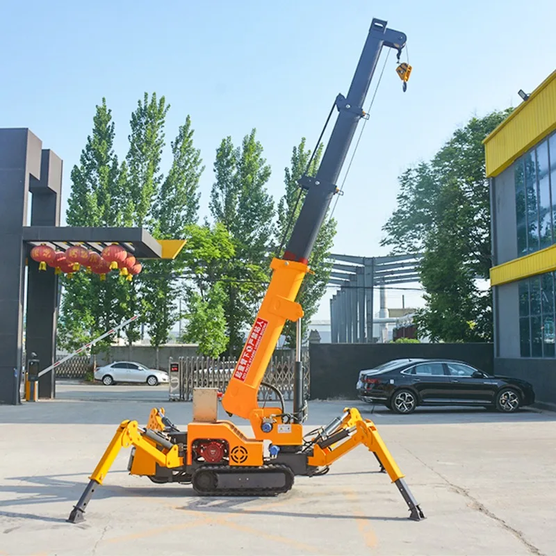 Selbstfahrende hydraulische Raupen-Spinnenkran-Teleskop-Mobilbaumaschinen
