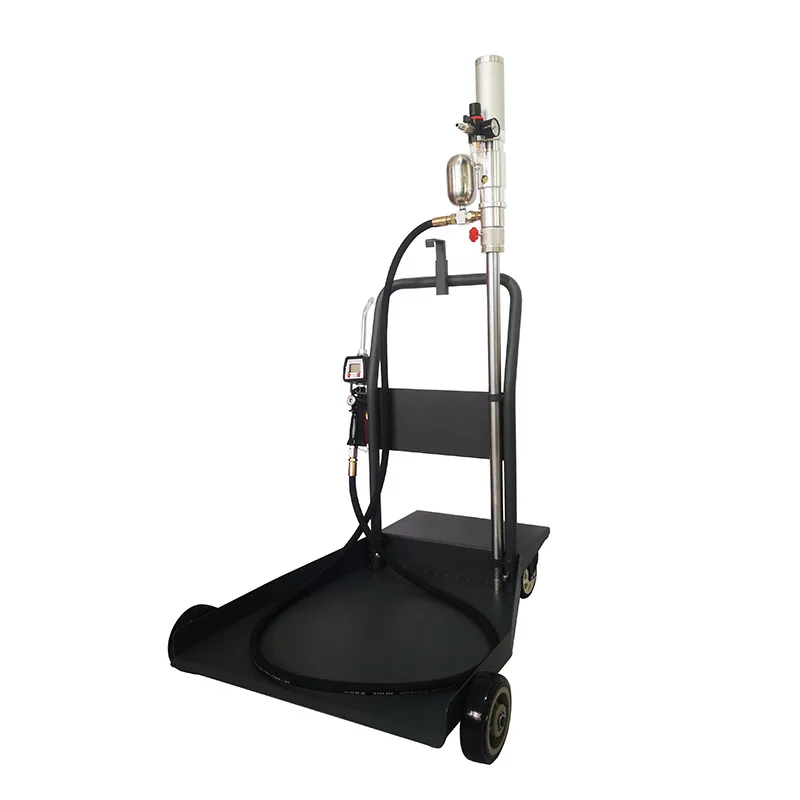 Pompe de transfert d'huile pneumatique Portable robuste avec chariot pour atelier de réparation automobile