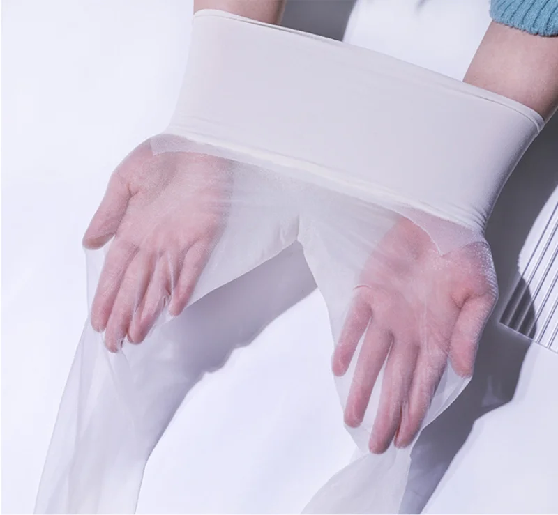 Nahtlose 5D Damenstrümpfe Sexy Damen-Strumpfhose Glänzende Ölglanz-Strumpfhose Dessous Transparente Atmungsaktive Nachtclub-Luxus-Strumpfhose für Frauen – Detail 4