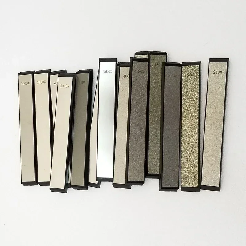 80~3000 Grit Diamond Sharpening Rod, Professional Sharpener, Whetstone, Oilstone System Auxiliary Tool Accessories