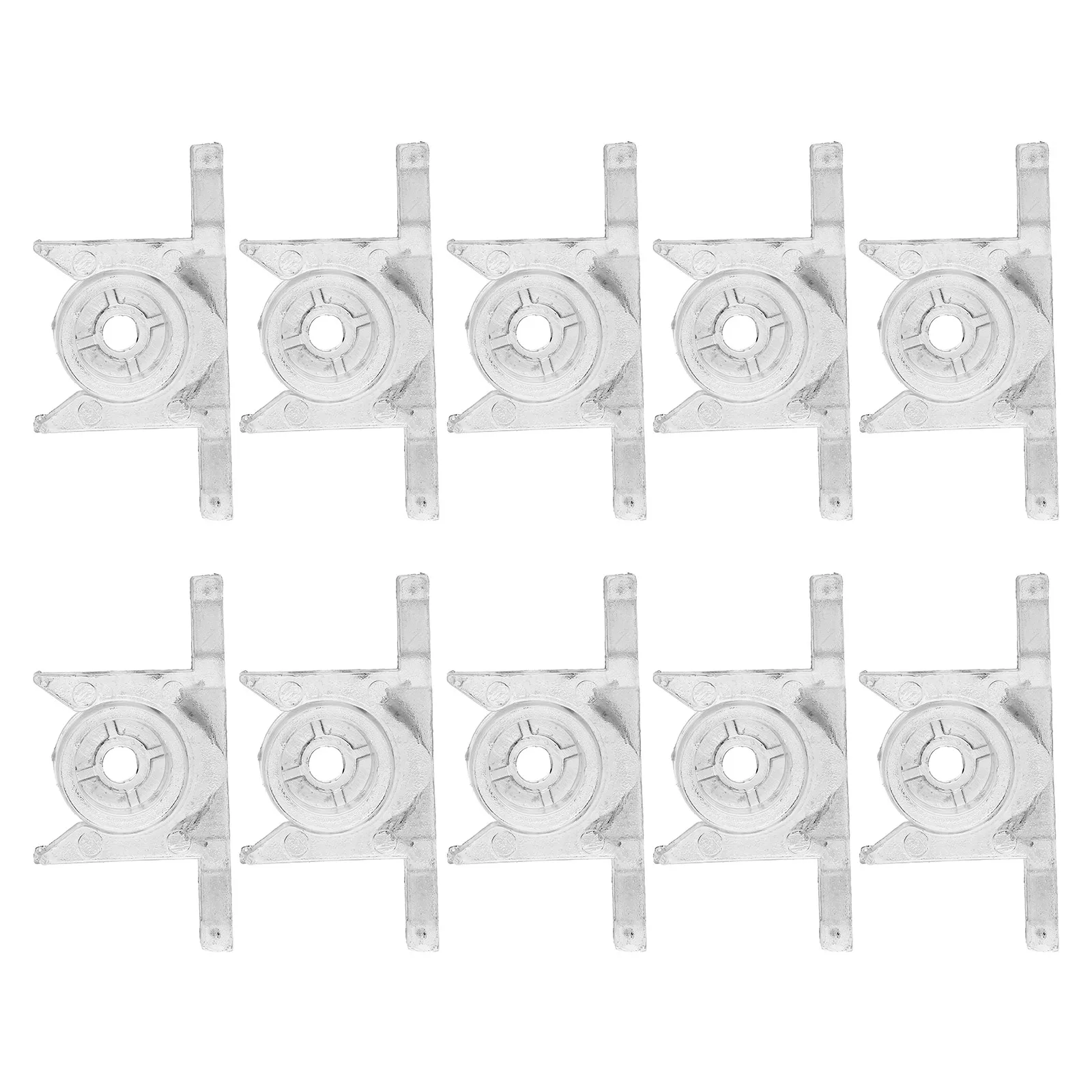 

10 pcs Touch Beads Latch Cabinet Lock Push Button Door Catch Hardware Spring Closure Clip Transparent Drawer Switch Closet