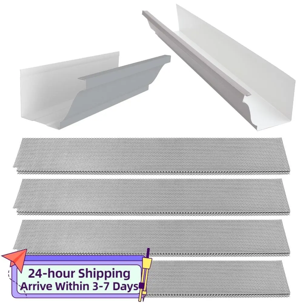 

70 шт. Защитная сетка для водосточных желобов из нержавеющей стали, микросетка, 6 дюймов x 210 футов, для защиты водостоков от осадочных вод