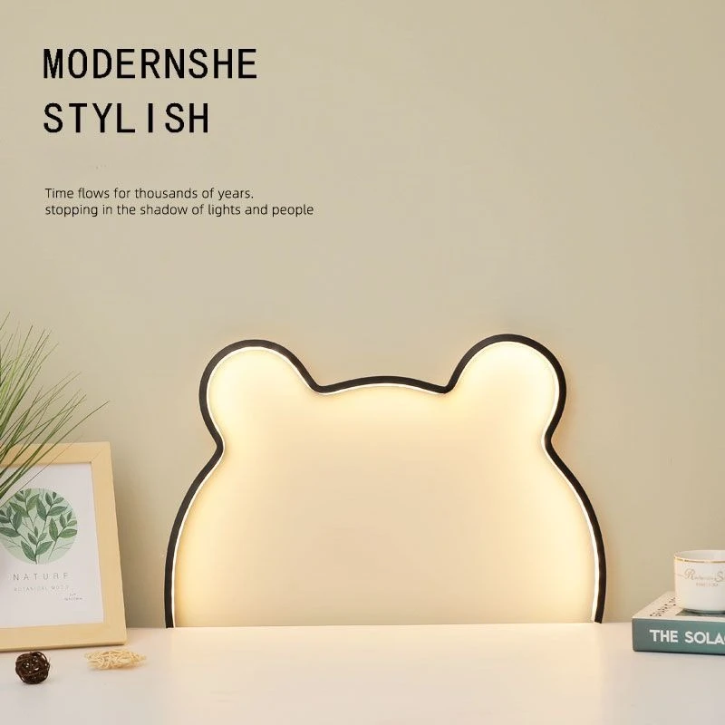 Nordic Cloud Bear Night Light LED USB Kids Room Decor Bedside Nursery Wall Lamp Charming Nordic Design Eye Friendly LED Light