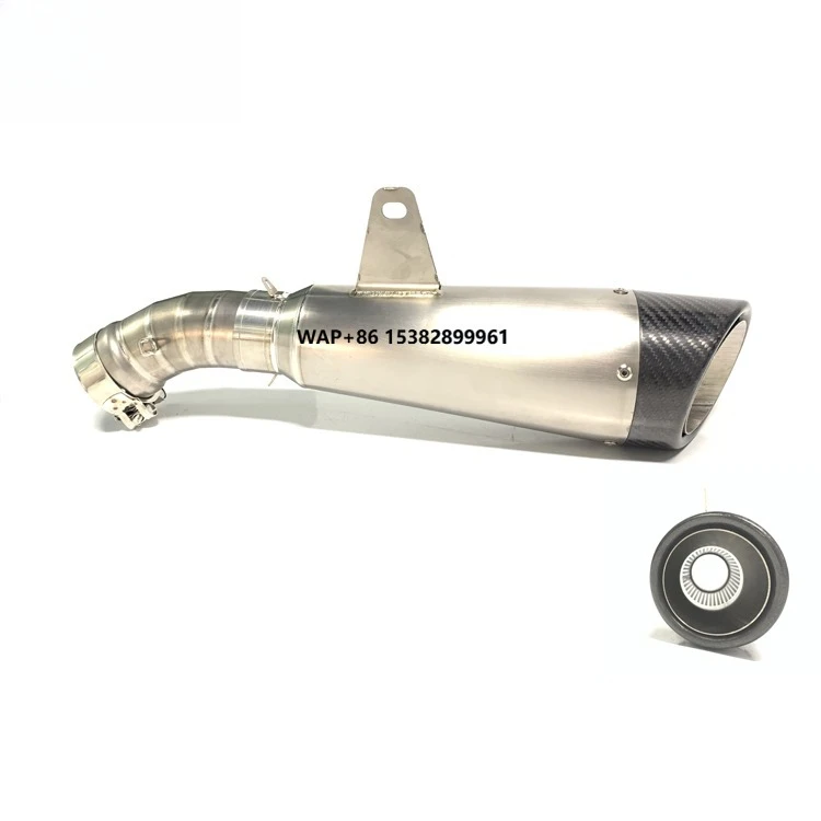 Motorcycle Exhaust  Modify Stock Size Muffler for  R NineT 2021 2023 2024