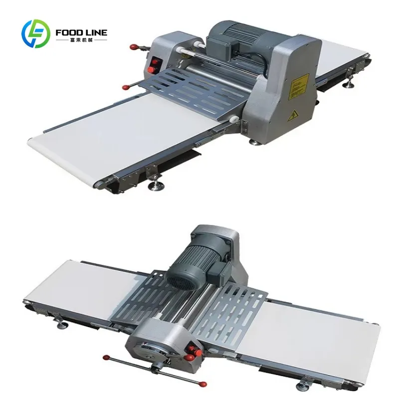 Commercial Dough Sheeter 40cm Top Roller Heavy-Duty Dough Roller for High-Volume Bakery Production