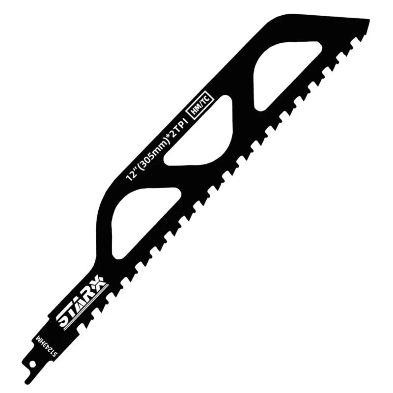 Reciprocating Saw Blade Carbide Tungsten Carbide Saw Blade for Cutting Porous Concrete, Fibre Cement, Brick 305mm/12inch-AD33