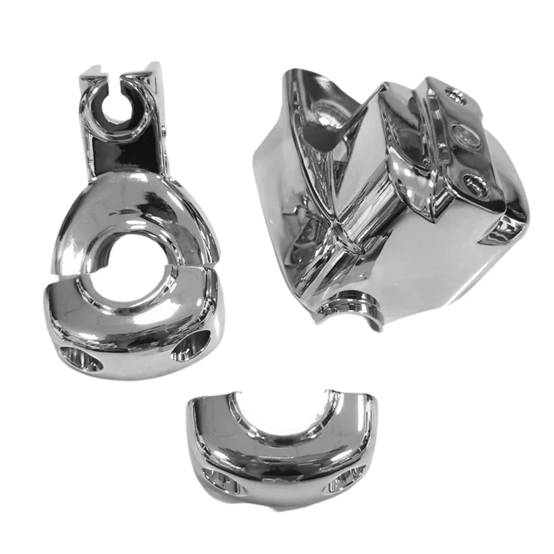 

Chrome Front Clutch Control Dress-Up For ' 96-' 14 Softails, '96-'17 Dynas & ' 96-' 03 Handlebar Control Dress-Up Kit