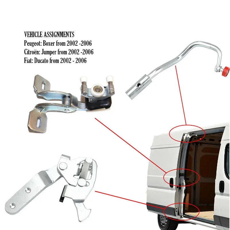 1336735080 1352331080 1336737080 for Fiat Ducato Bus Citroen Jumper Peugeot Boxer SLIDING DOOR ROLLER GUIDE