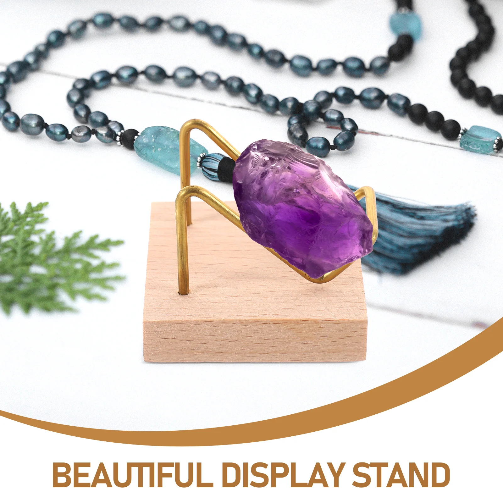 

Sturdy Metal Arm Stand For Crystal Ball Sphere Mineral Display Collection Stand Minerals Desktop Holder Stone Display