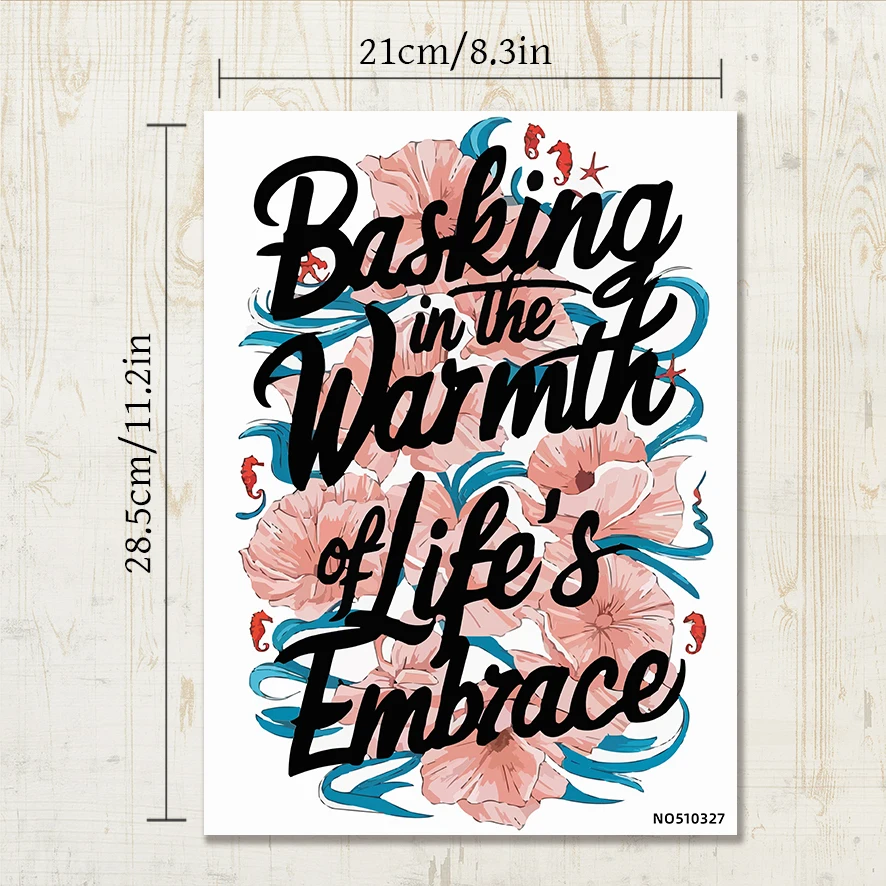 Adult Quotes Coloring Book - 8.3x 11.2 Inch 22 Page Coloring Book - Helps Reduce Stress and Ease Emotions